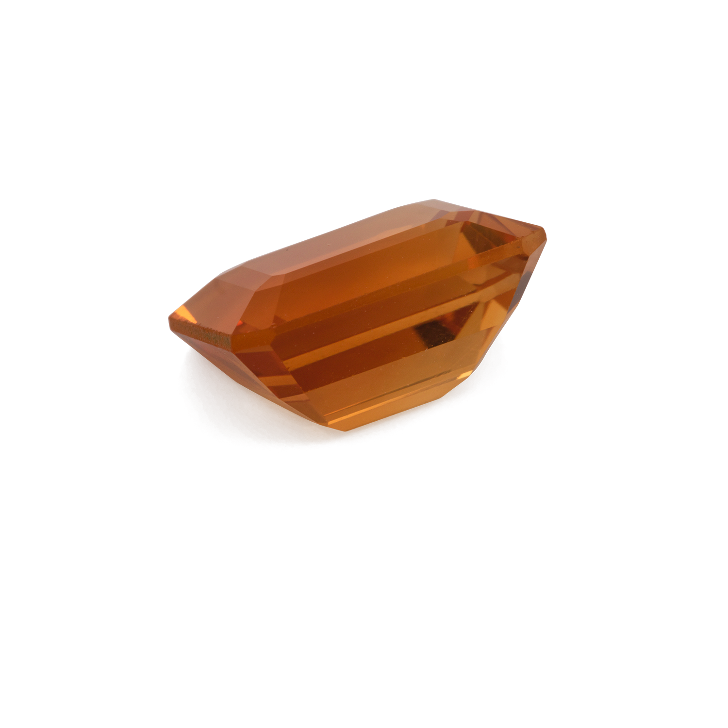 Citrin - hell orange, achteck, 11x9 mm, 3,96 cts, Nr. CT33001