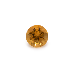 Citrin - gelb, rund, 4x4 mm, 0,17-0,25 cts, Nr. CT40001
