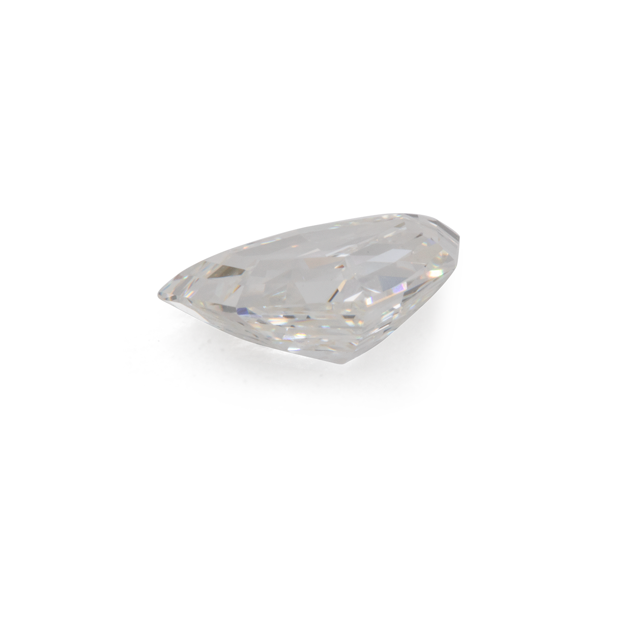 Diamant - fein weiß, LR, fantasie, 6,9x5,3 mm, 0,60 cts, Nr. D11001