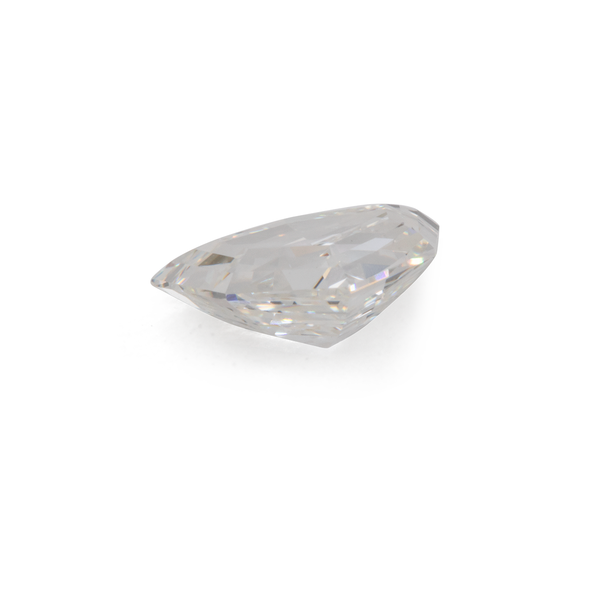 Diamond - fine white, FL, fantasy, 6.9x5.3 mm, 0.60 cts, No. D11001