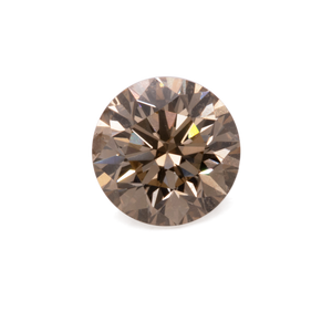 Diamant  - braun, SI, rund, 4,0mm, ca. 0,23-0,27 cts, Nr. D11043