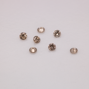 Diamant - braun, VS-SI, rund, 1,3mm, ca. 0,01 cts, Nr. D11044