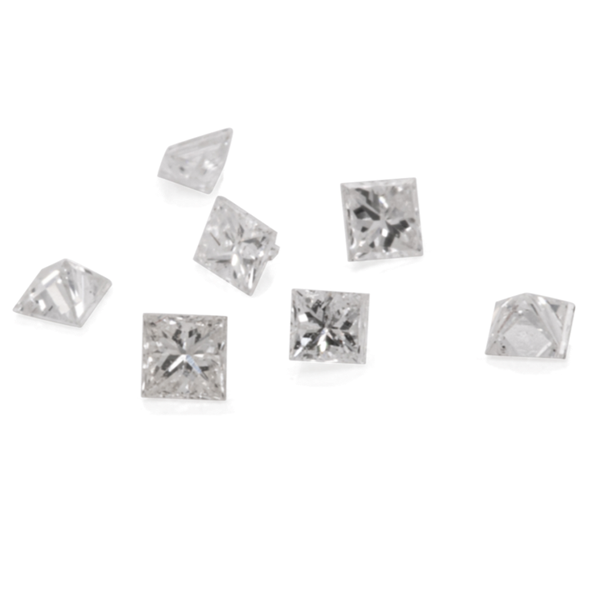Diamant - weiß (TW), VS, Princess-Schliff, 1,4mm, ca. 0,015 cts, Nr. D11048