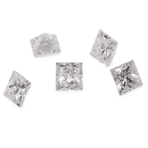 Diamond - white (TW), VS, princess cut, 1.7mm, approx. 0.03 cts, No. D11049