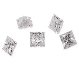 Diamond - white (TW), VS, princess cut, 2.1mm, approx. 0.06 cts, No. D11053