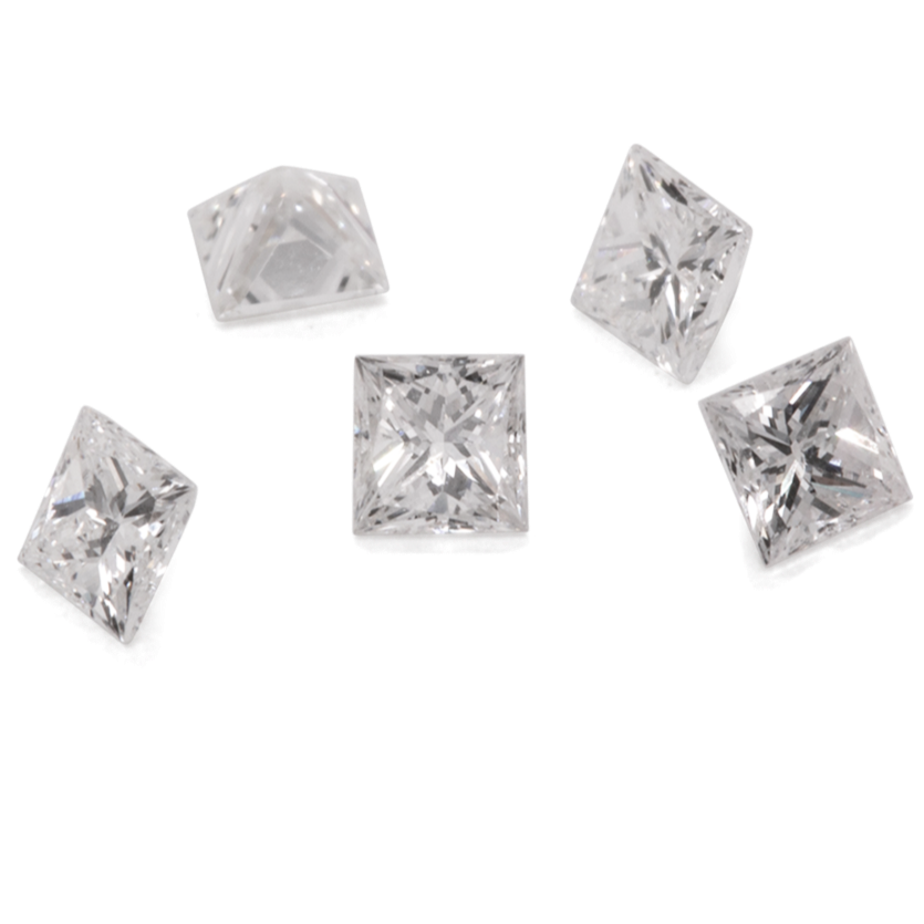 Diamond - white (TW), VS, princess cut, 1.8mm, approx. 0.035 cts, No. D11050