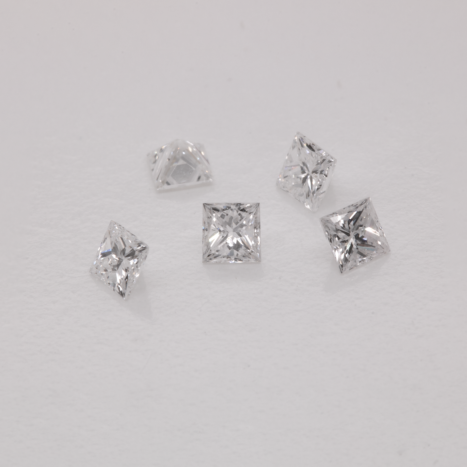 Diamant - weiß (TW), rechteck, 2x2 mm, 0.05 cts, Nr. D11052
