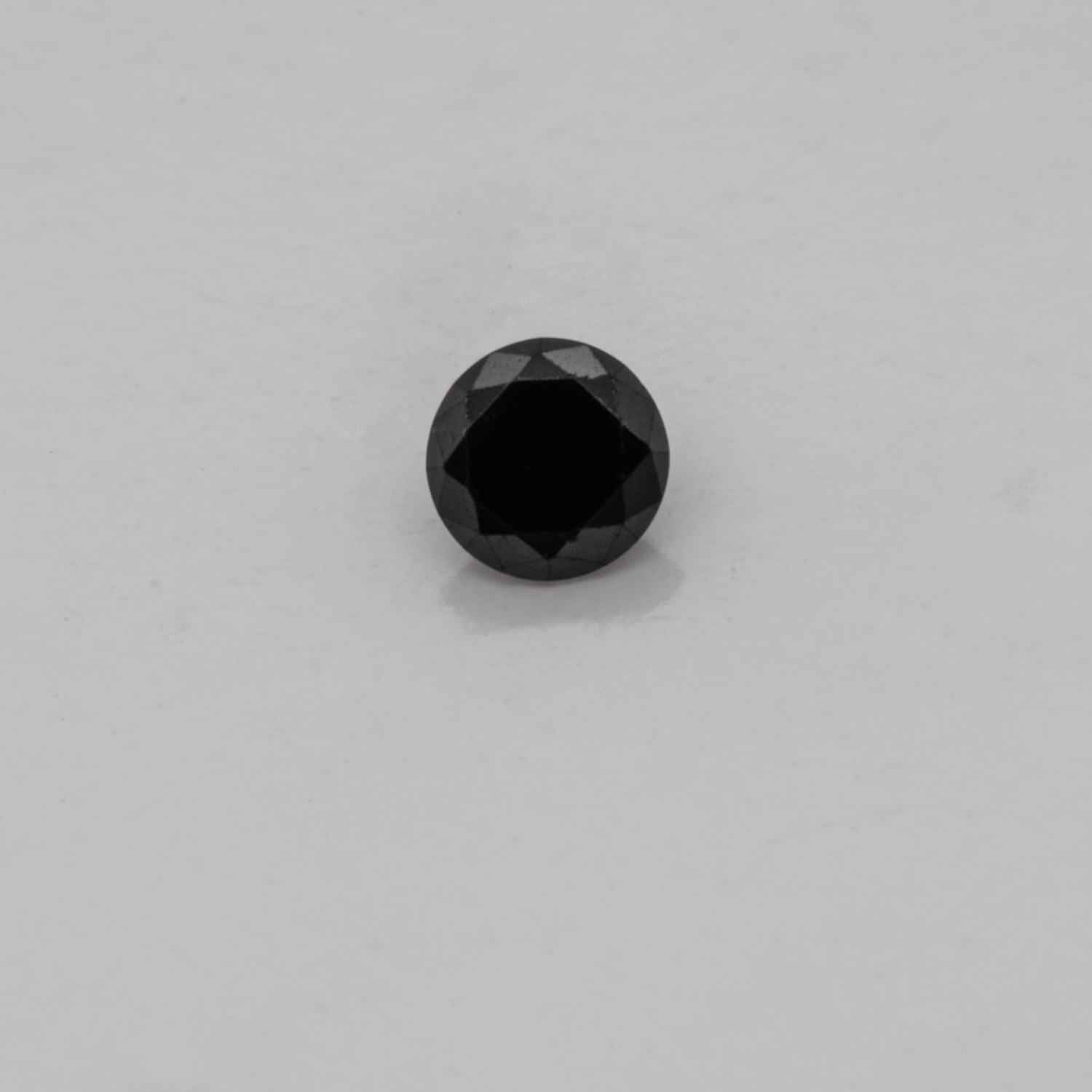 Diamant - schwarz, nicht transparent, rund, 2,0mm, ca. 0,03 cts, Nr. D11060