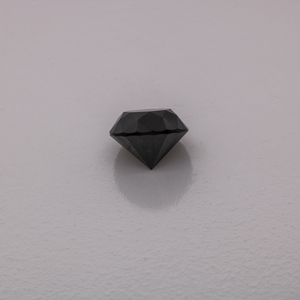 	 Diamond - black, non-transparent, round, 4.2mm, approx. 0.4 -0.5 cts, No. D11061
