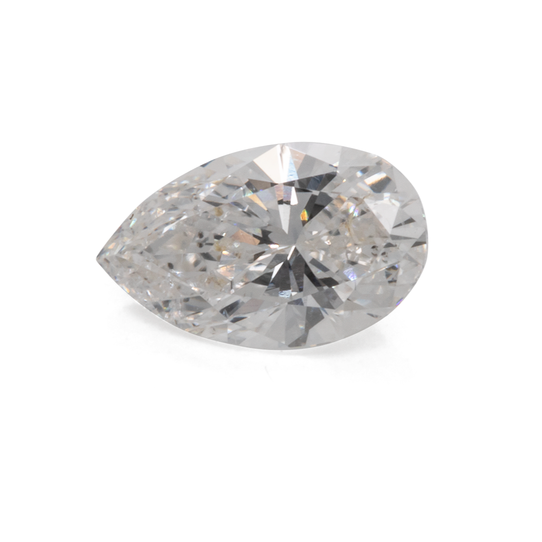 Diamant - fein weiß, SI2, birnform, 5,6x3,5 mm, 0,26 cts, Nr. D80001