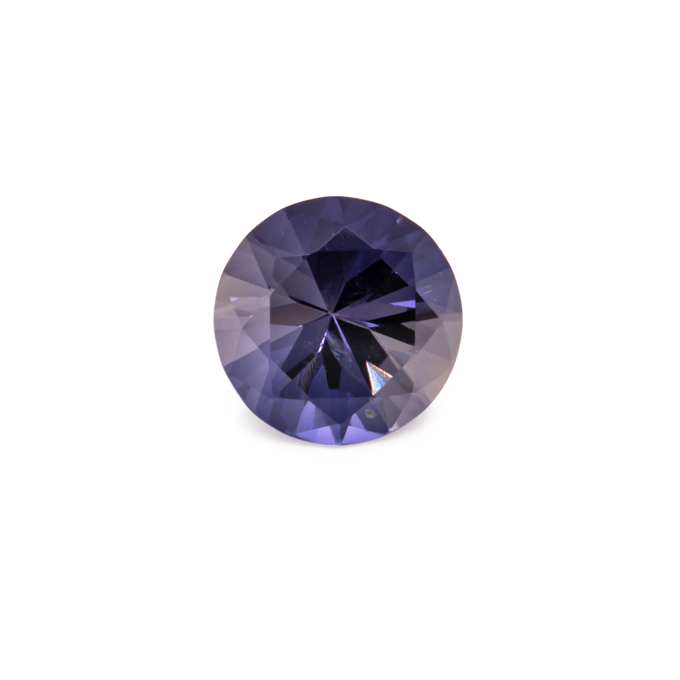 Iolite - purple/blue, round, 5x5 mm, 0.36-0.40 cts, No. IOL21001