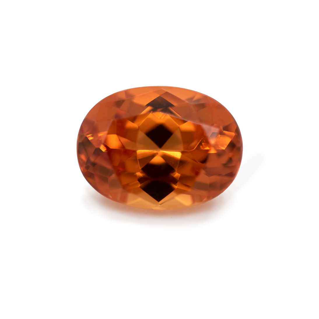 Mandarin Garnet - orange, oval, 8x6 mm, 1.72 cts, No. MG20002