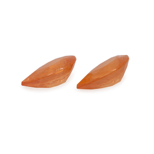 Mandarin Granat Pair - light orange, pearshape, 12x8 mm, 6.94 cts, No. MG27003