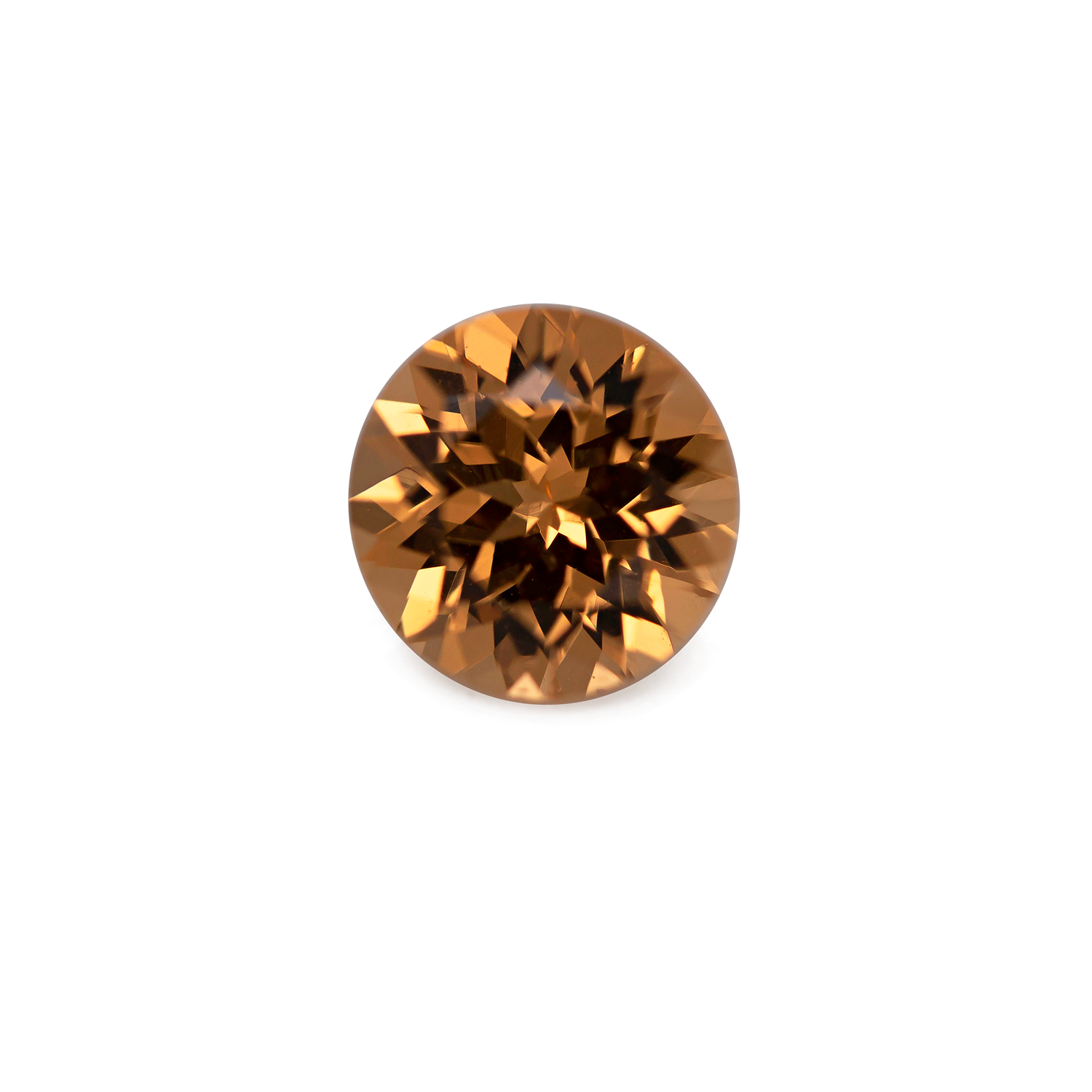 Mandarin Garnet - light orange, round, 4.5x4.5 mm, 0.43-0.48 cts, No. MG99008