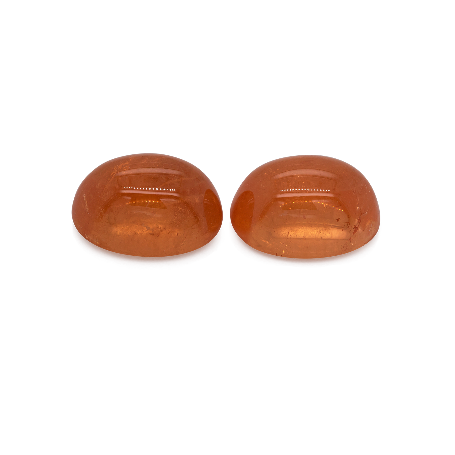 Mandarin Garnet Pair - orange, oval, 8x6 mm, 4.54 cts, No. MG99047