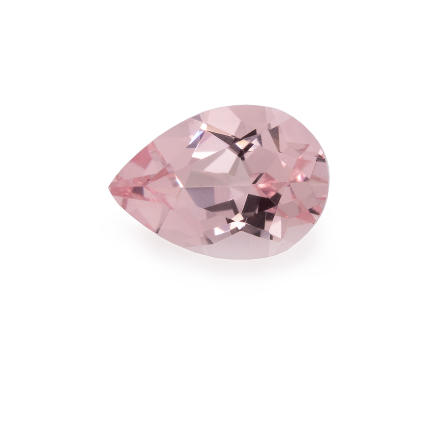 Morganite - pink, pearshape, 7x5 mm, 0.58-0.64 cts, No. MO20001