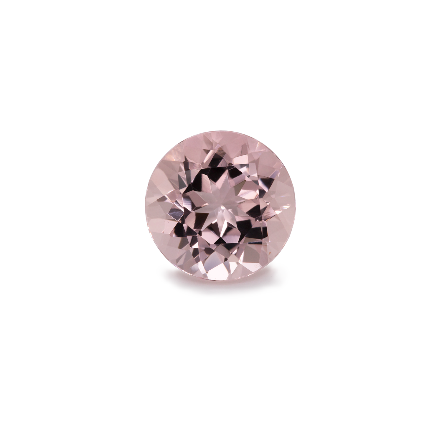 Morganite - pink, round, 8x8 mm, 1.80-1.90 cts, No. MO38001
