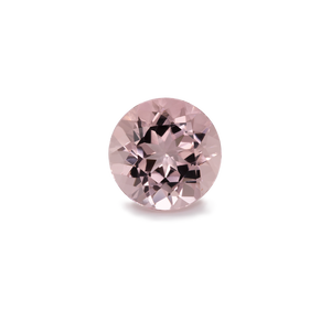 Morganite - pink, round, 8x8 mm, 1.80-1.90 cts, No. MO38001