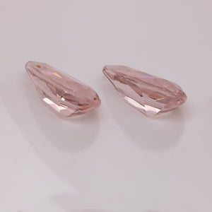 Morganit Paar - rosa, birnform, 14x8 mm, 6,4 cts, Nr. MO46004