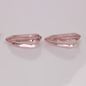 Morganit Paar - rosa, birnform, 14x8 mm, 6,4 cts, Nr. MO46004