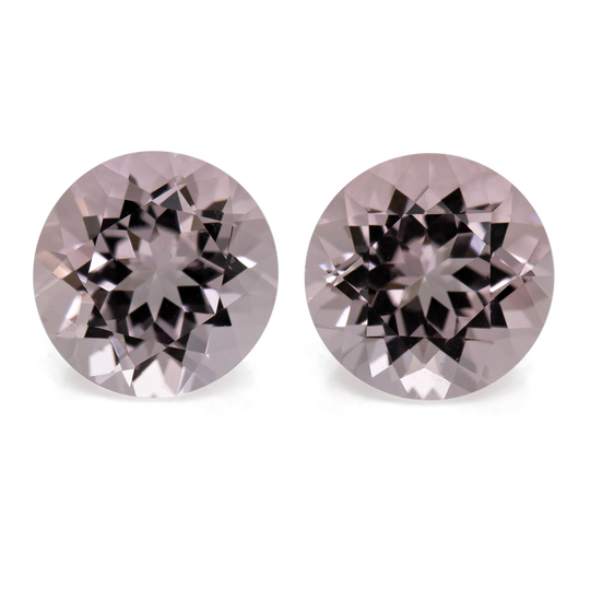 Morganite Pair - pink, round, 5.5x5.5 mm, 1.21 cts, NO. MO46006