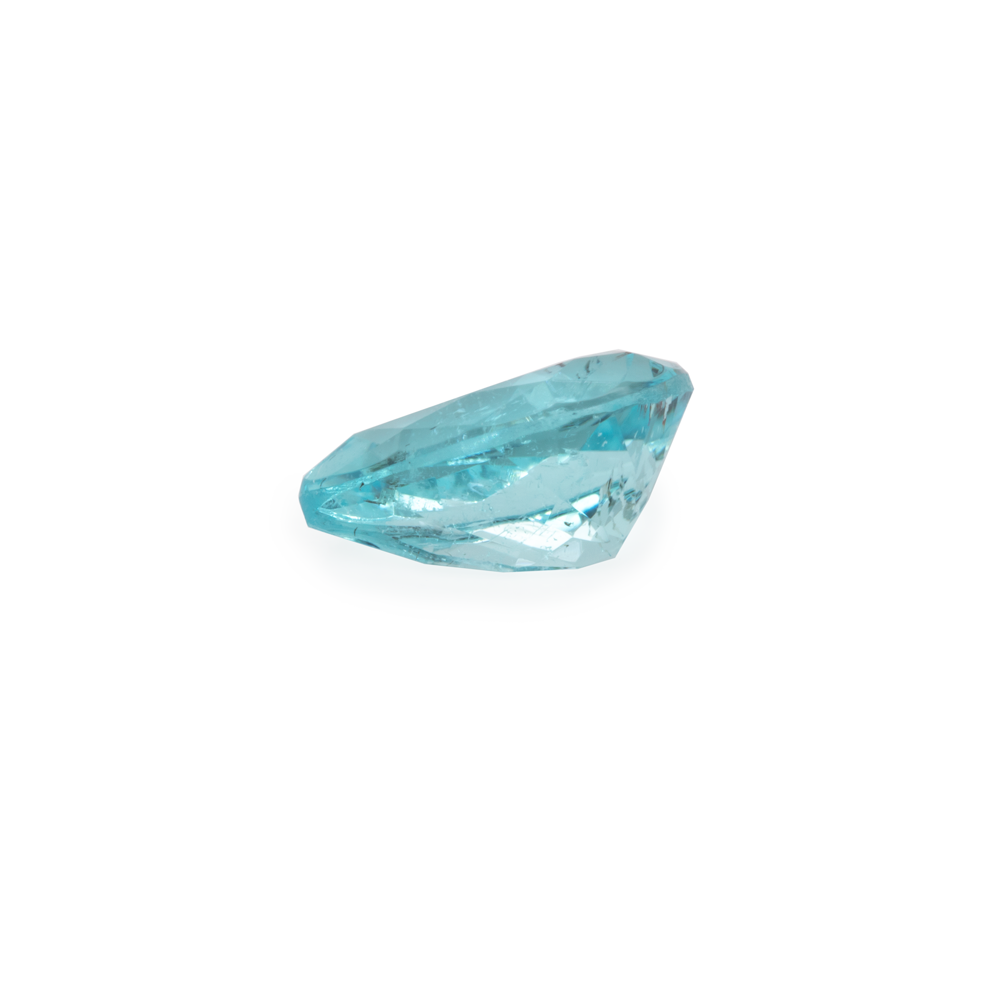 Paraiba Tourmaline - blue, pearshape, 6x4.1 mm, 0.43 cts, No. PT12001