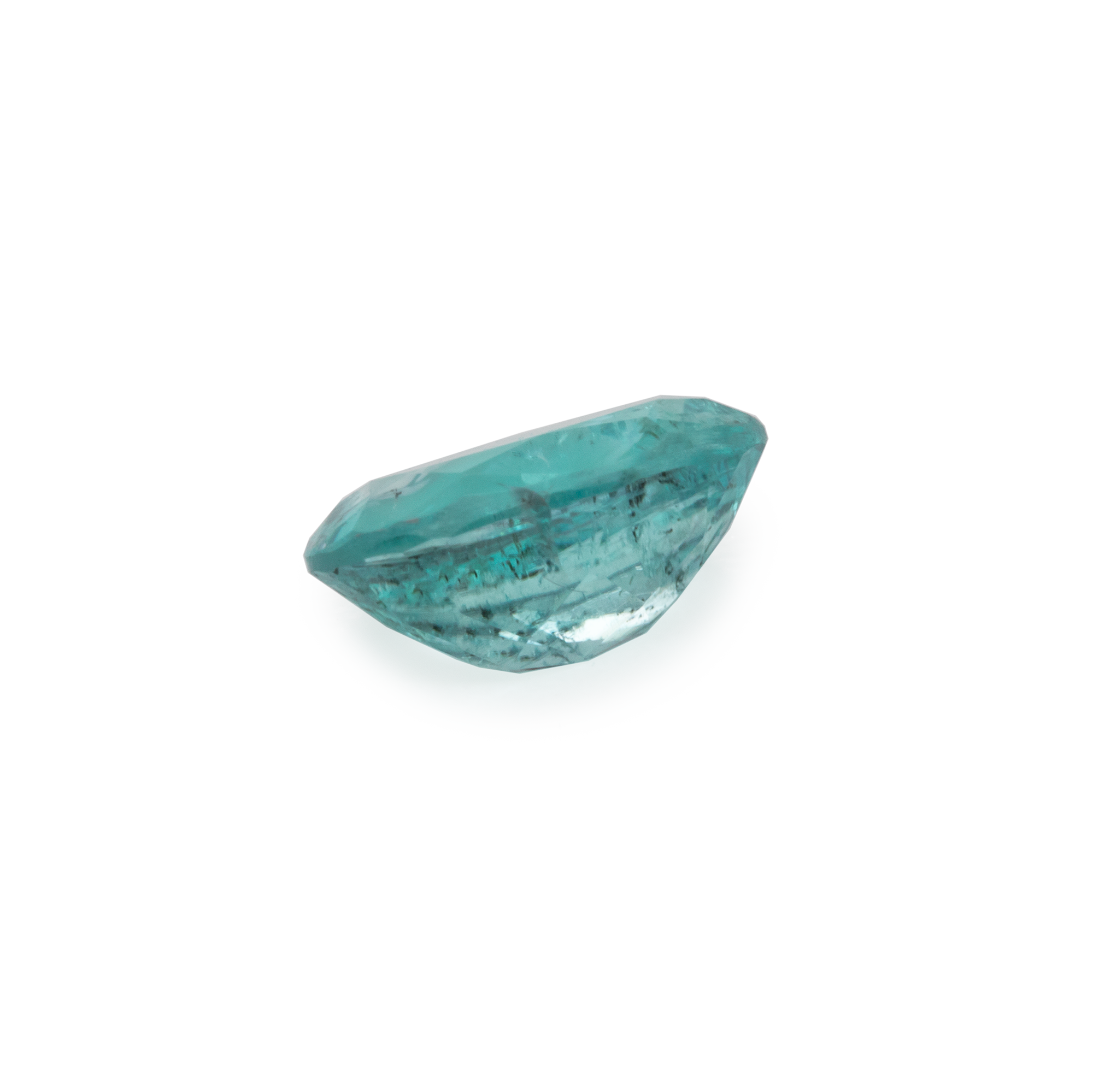 Paraiba Tourmaline - blue/green, oval, 6x4.1 mm, 0.45 cts, No. PT14001