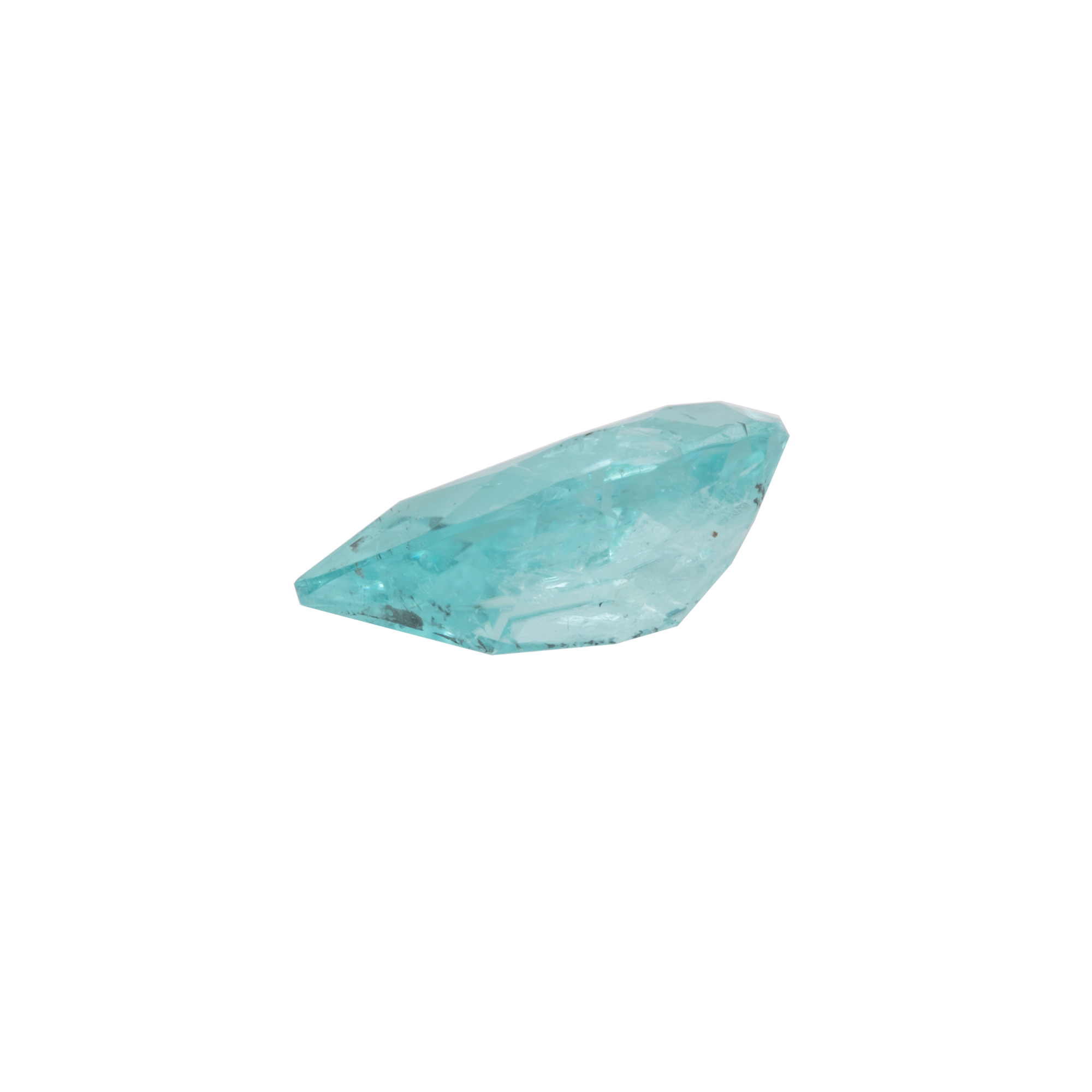 Paraiba Turmalin - blau/grün, birnform, 7x4 mm, 0,44 cts, Nr. PT18001
