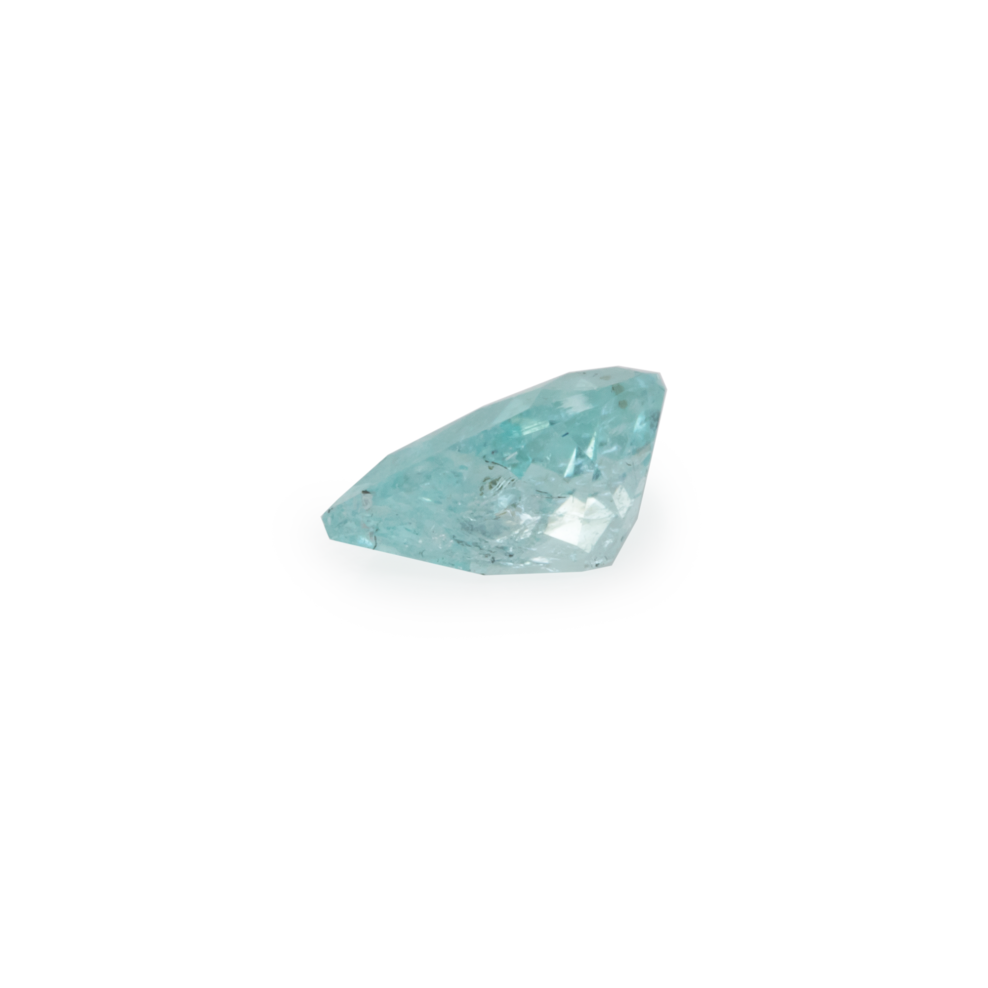 Paraiba Turmalin - blau/grün, birnform, 5x3 mm, 0,19 cts, Nr. PT26001