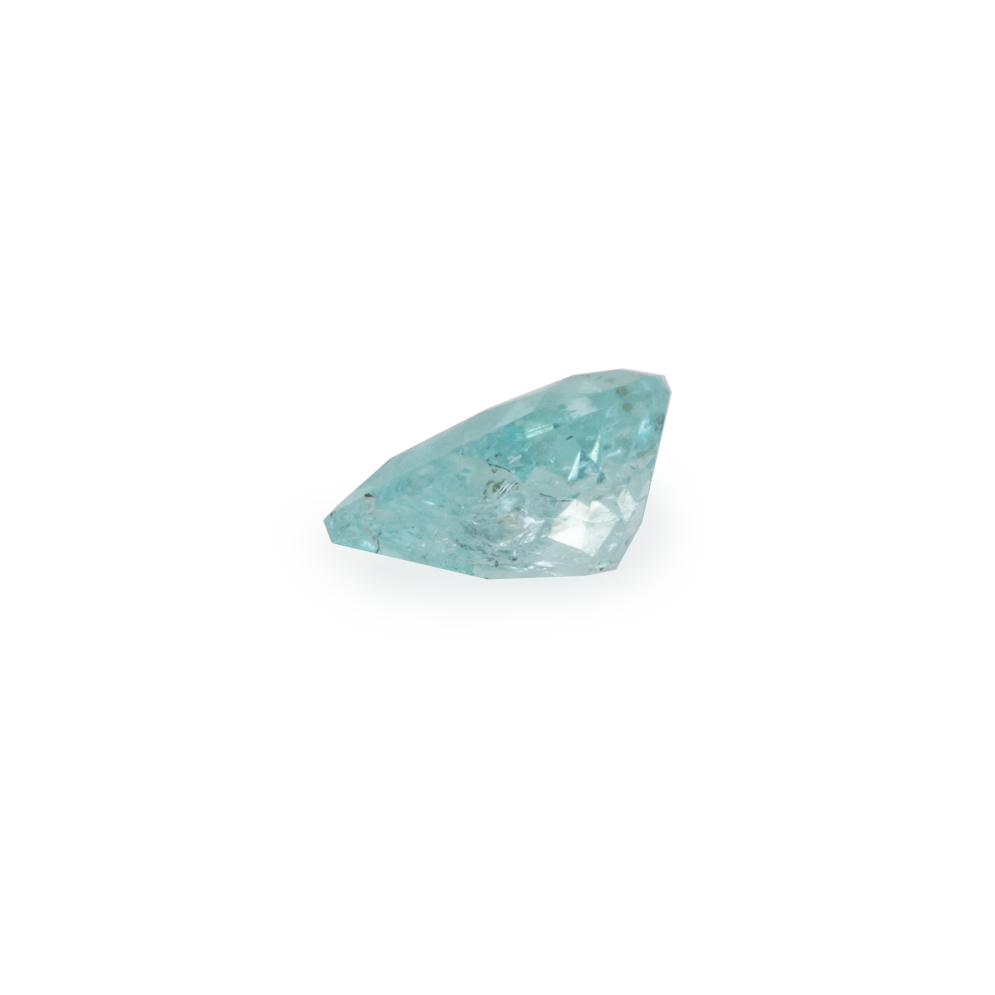 Paraiba Tourmaline - blue/green, pearshape, 5x3 mm, 0.18 cts, No. PT26001