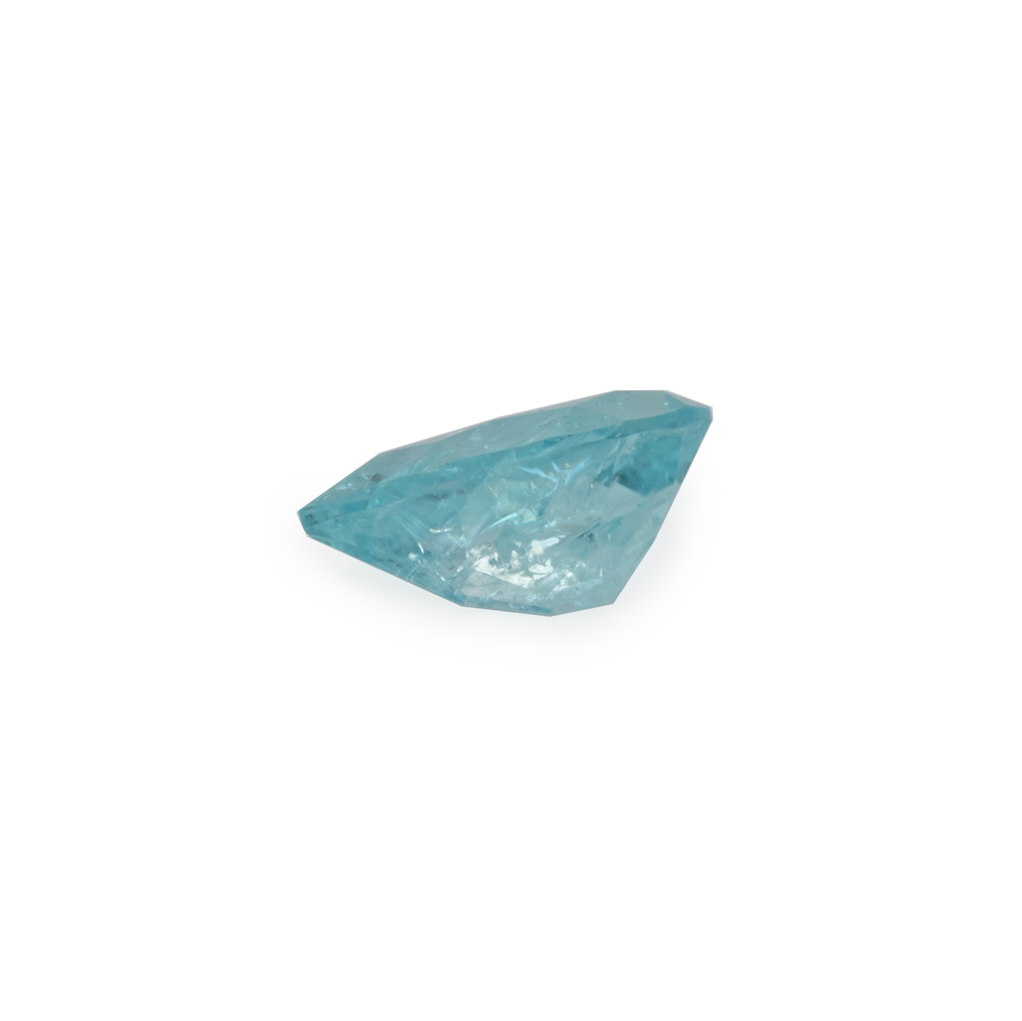 Paraiba Tourmaline - blue, pearshape, 5x3 mm, 0.20 cts, No. PT31001