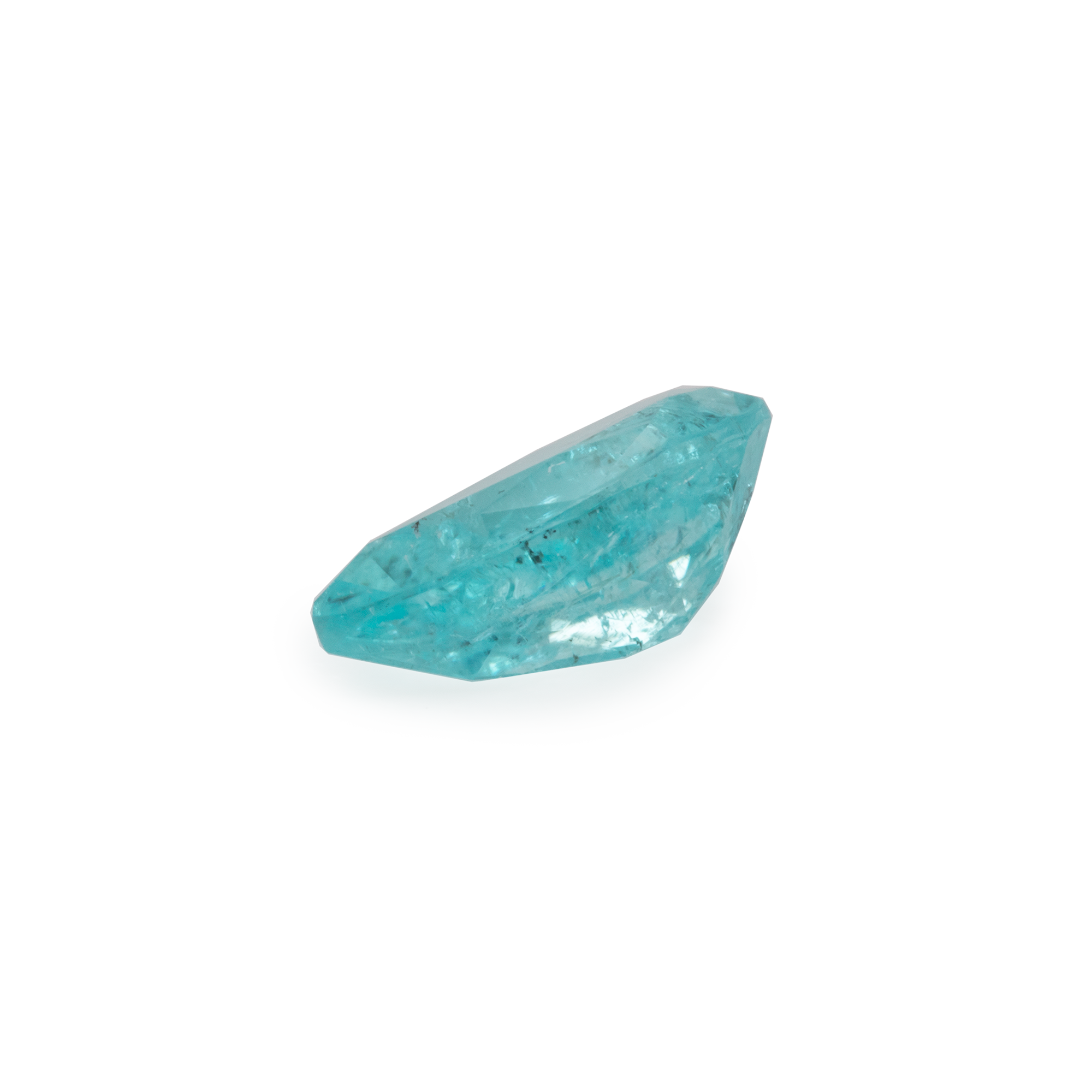 Paraiba Tourmaline - blue/green, pearshape, 7x4.5 mm, 0.53 cts, No. PT60001