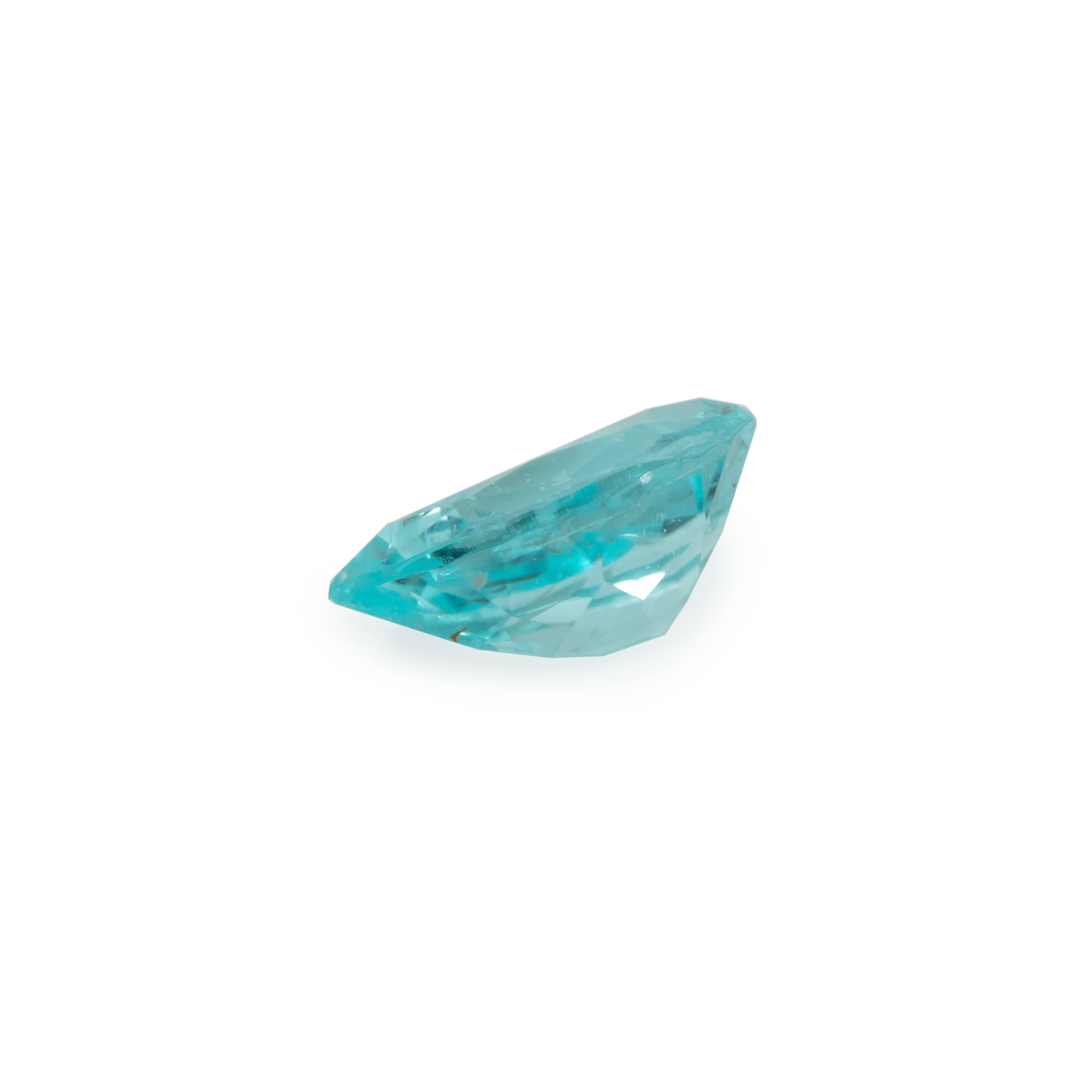 Paraiba Turmalin - blau/grün, birnform, 6x4,2 mm, 0,38 cts, Nr. PT90001