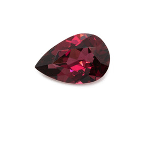 Rhodolite - red, pearshape, 9x6 mm, 1.31 cts, No. RD12001