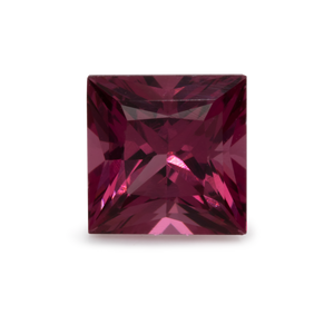Rhodolith - rot/lila, rechteck, 4,5x4,5 mm, 0,54-0,59 cts, Nr. RD21001