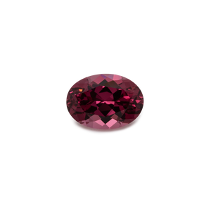 Rhodolite - red, oval, 7x5 mm, 0.92-0.97 cts, No. RD50001
