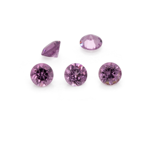 Royal Purple Garnet - purple, round, 1.5x1.5 mm, 0.01-0.02 cts, No. RP59001