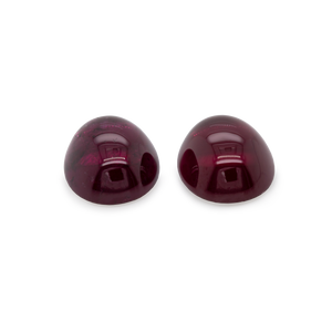 Royal Purple Garnet Pair- purple, oval, 12x10 mm, 14.26 cts, No. RP80001