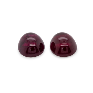Royal Purple Garnet Paar - lila, oval, 12x10 mm, 14,26 cts, Nr. RP80001