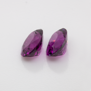 Royal Purple Garnet Pair - purple, oval, 8x6 mm, 3.17 cts, No. RP93004