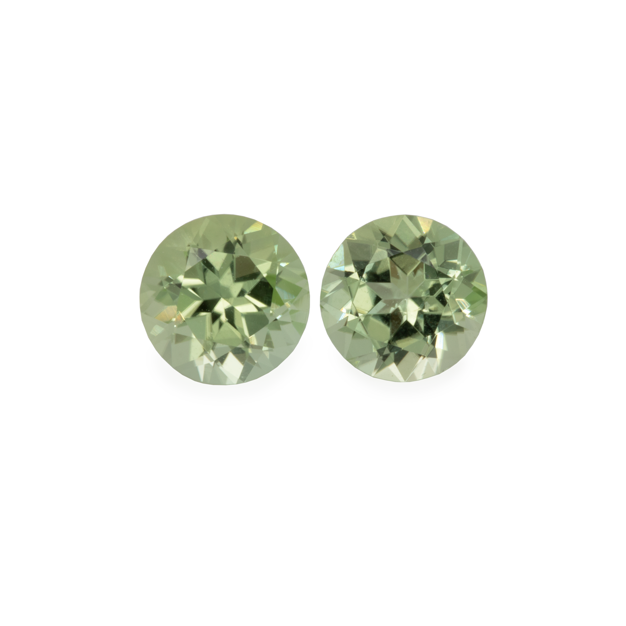 Norwegian Peridot Set- green, round & marquise, 5x5mm - 12x6 mm, 4.96 cts, No. SET99005