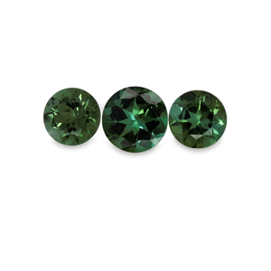 Tourmaline Set - green, round, 1.10 cts, No. SET99036
