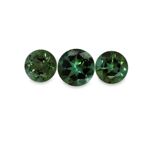 Turmalin im Set - grün, rund, 1,10 cts, Nr. SET99036