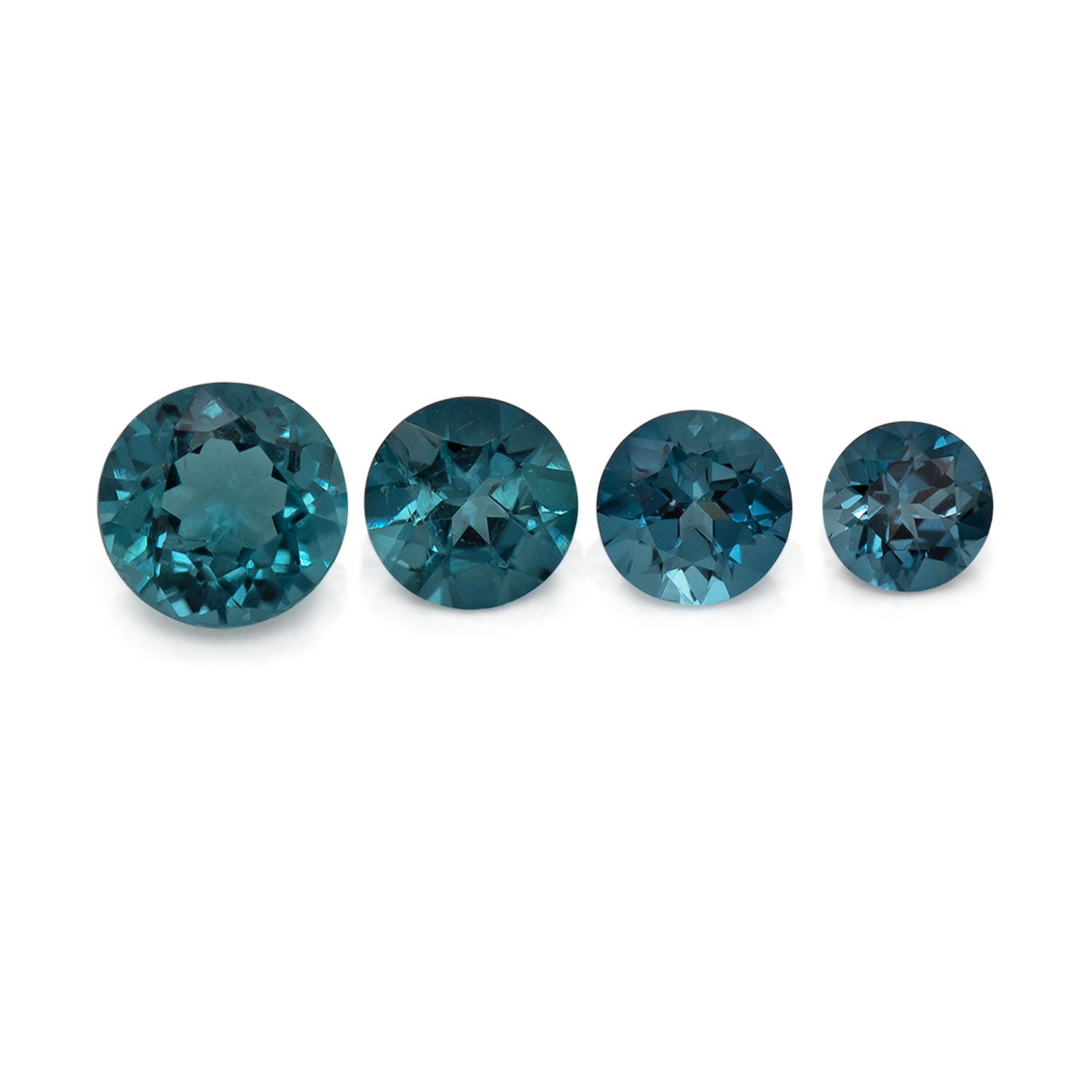 Tourmaline Set - blue, round, 0.27 cts, No. SET99067