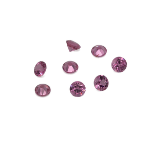 Spinell - rosa, rund, 2x2 mm, ca. 0,03 cts, Nr. SP90001