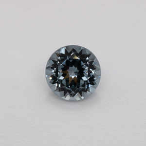 Spinell - blau&grau, rund, 5.1x5.1 mm, 0.57 cts, Nr. SP90012