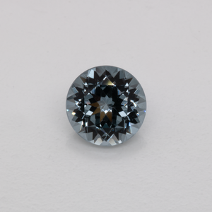 Spinell - blau/grau, rund, 5,1x5,1 mm, 0,57 cts, Nr. SP90012