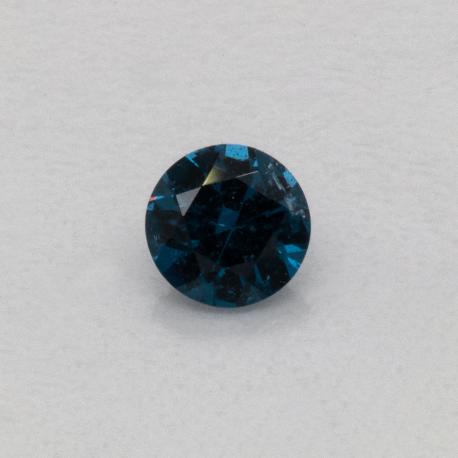Spinell - blau, rund, 3x3 mm, 0,15 cts, Nr. SP90039