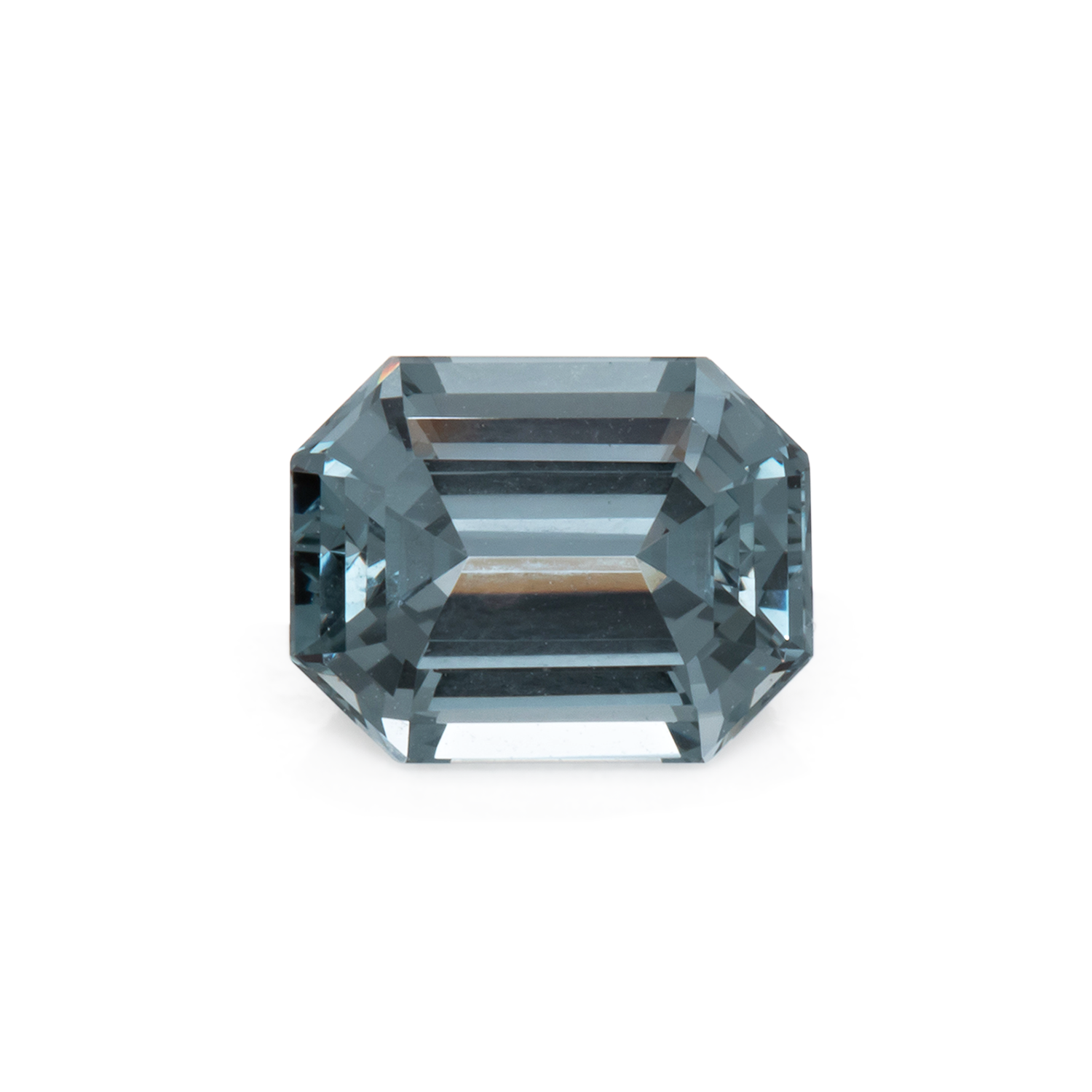 Spinel - grey, octagon, 8x6.2 mm, 1.71 cts, No. SP90043