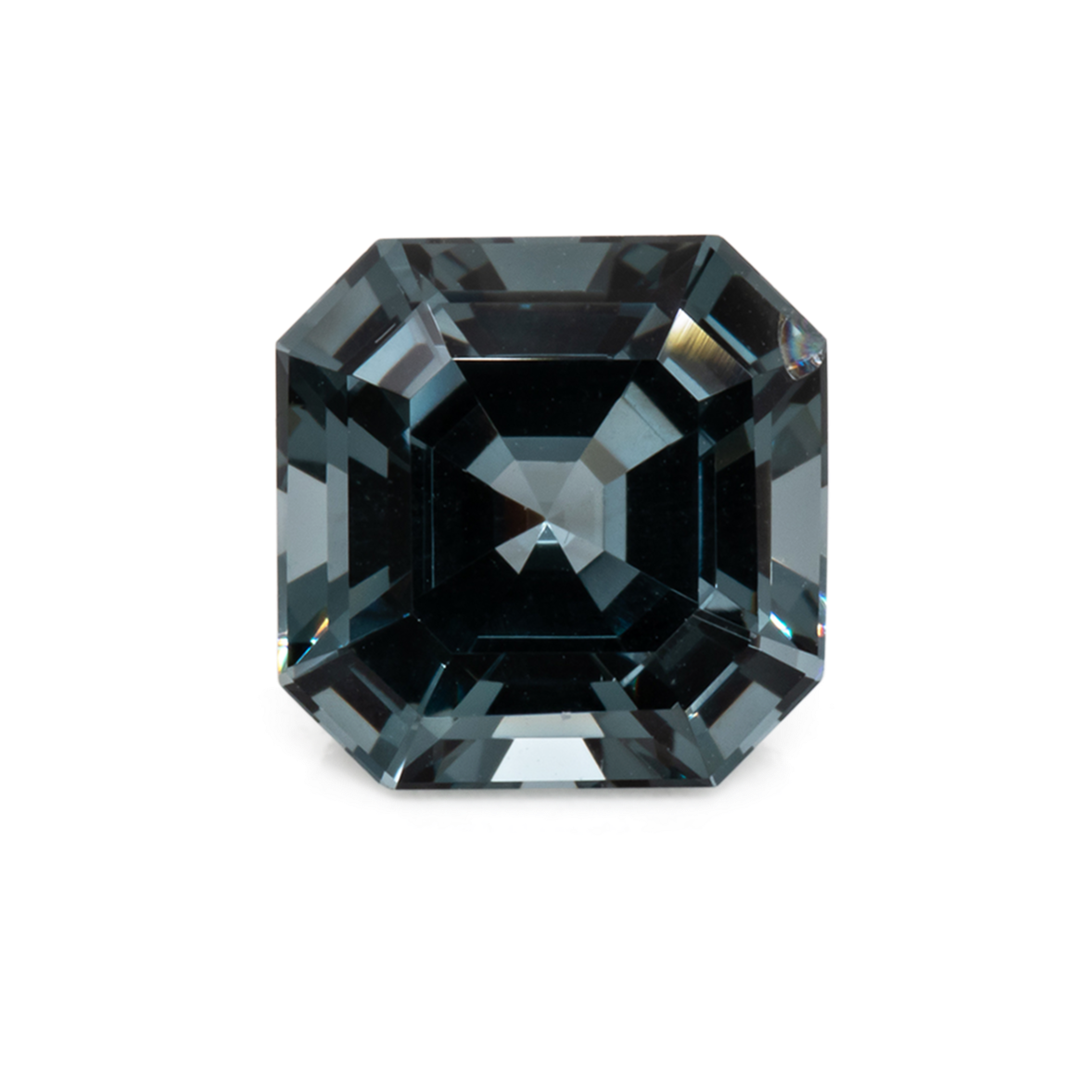Spinel - grey, assher, 8x8 mm, 2.55 cts, No. SP90044